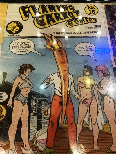 Retro Room comic Flaming Carrot