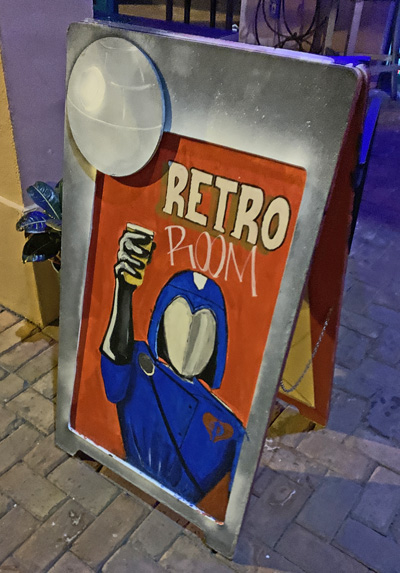 Retro Room sign - Key West Bar Hop #338