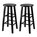 Bar Stool Set Black