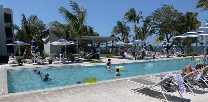 McKee's Tiki Bar pool - Key West Bar Hop #345