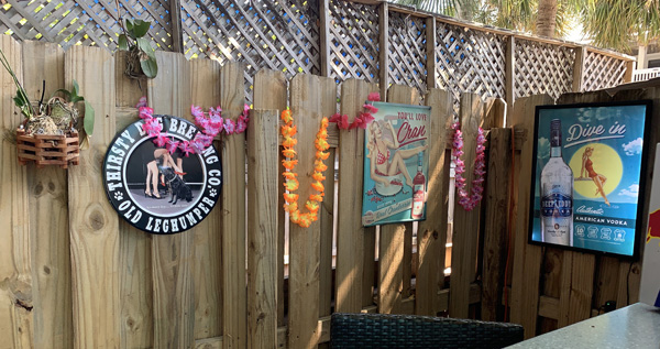 Poke In The Rear fence - Key West Bar Hop #346