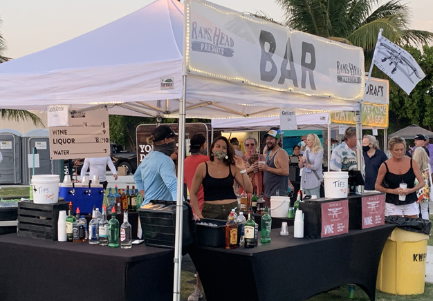 KW Amphitheater bar tent - Key West Bar Hop #348